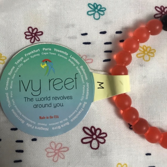 Orange Ivy Reef Lokia Jelly Bracelets - Picture 3 of 6
